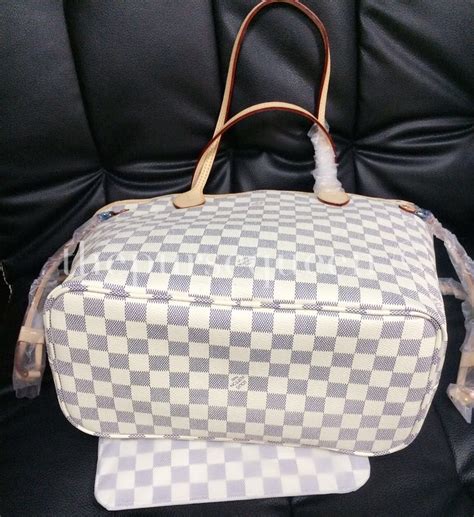 how to spot a fake louis vuitton damier neverfull bag|how to check for false louis vuitton.